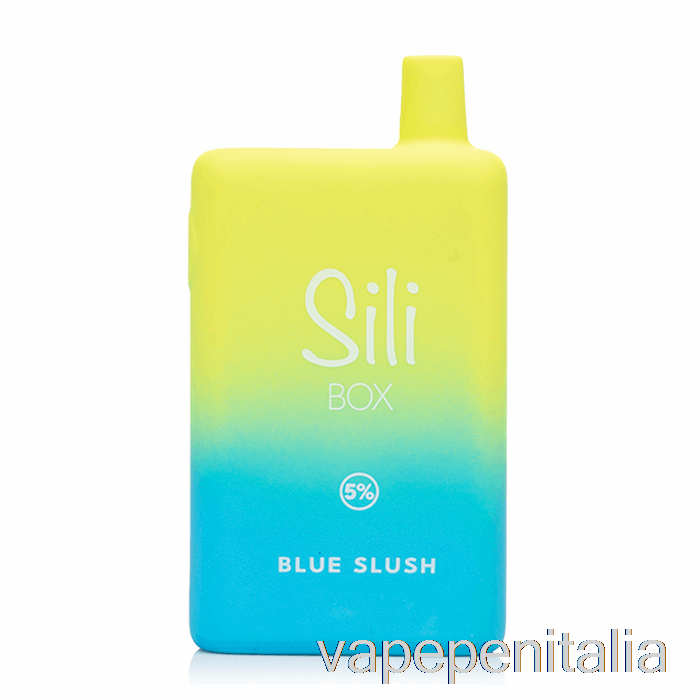 Scatola Vape Mod Sili Box 6000 Granita Blu Usa E Getta